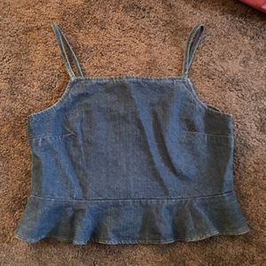 Denim top